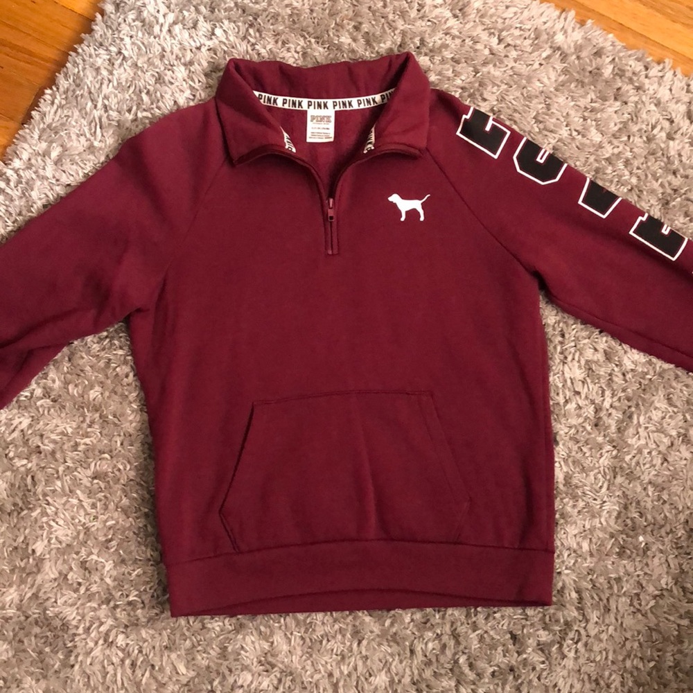 PINK brand quarter zip jacket great condition